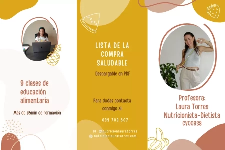 Lista de la compra saludable