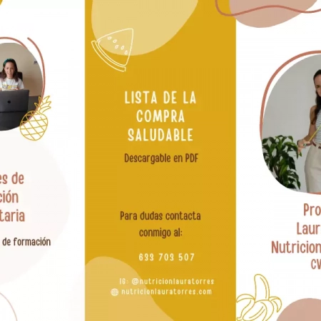 Lista de la compra saludable